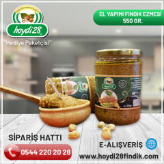 ŞEKERSİZ FINDIK EZMESİ 550 GR.