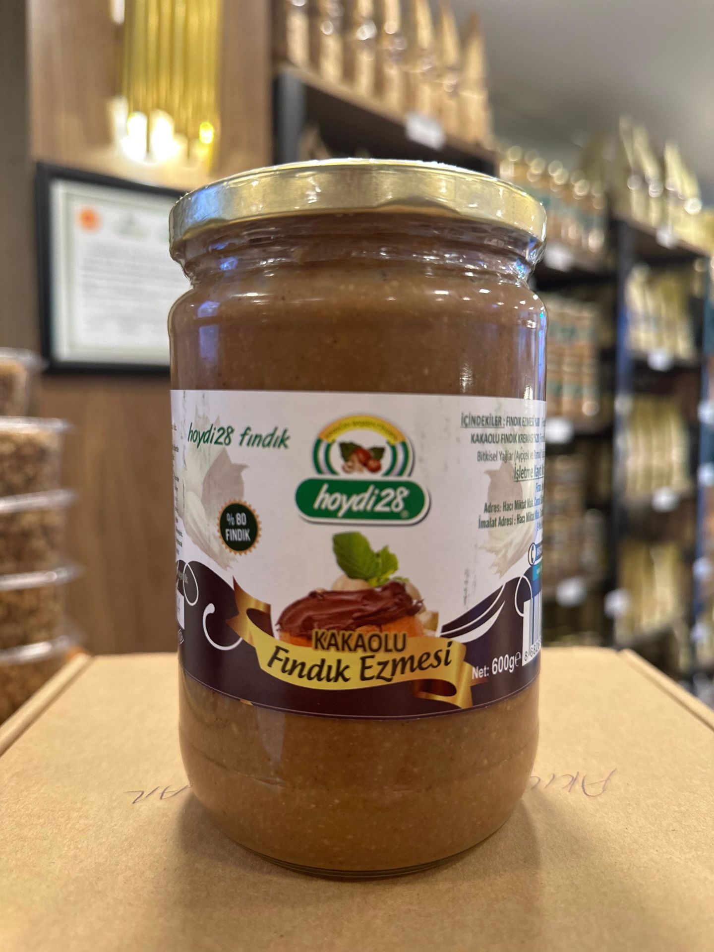KAKAOLU FINDIK EZMESİ 600 GR.