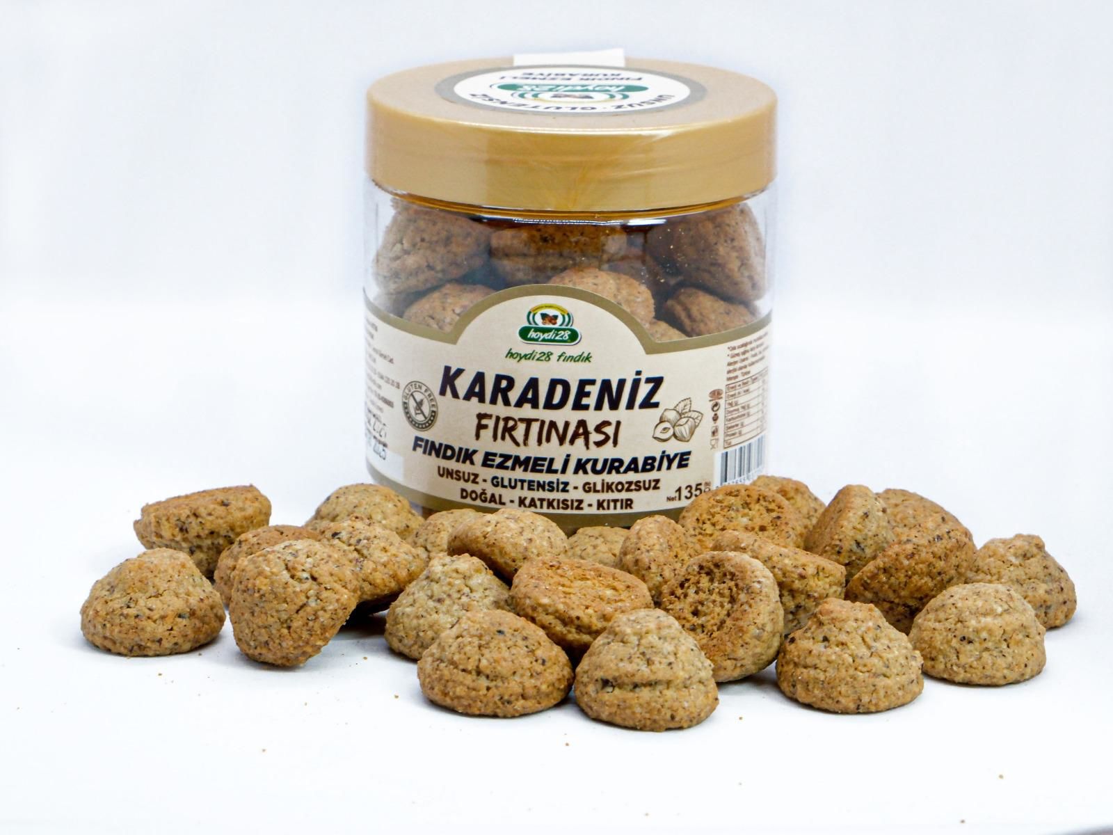 KARADENİZ FIRTINASI - FINDIK EZMESİ KURABİYESİ 135 G